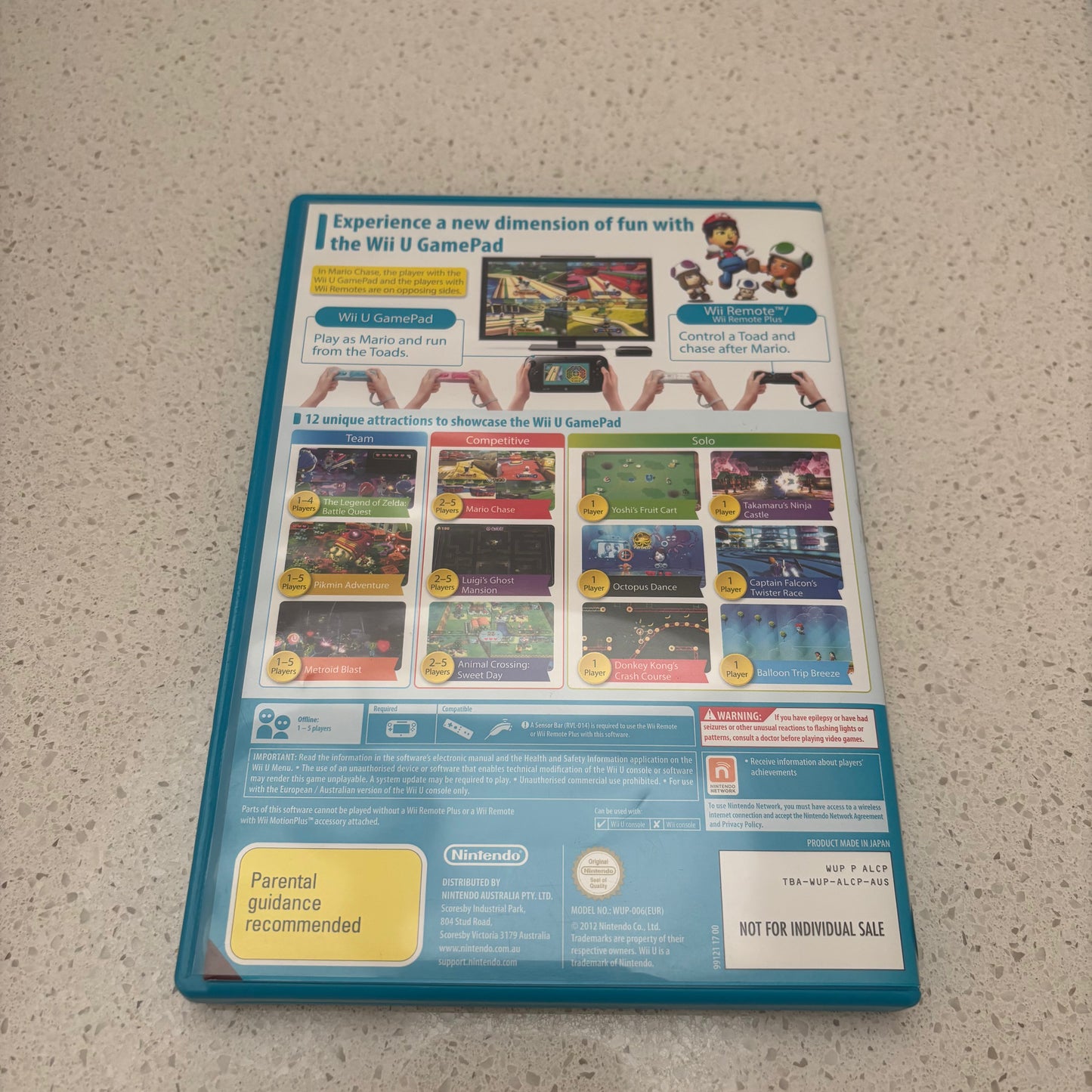 Nintendo Land, Nintendo Wii U PAL