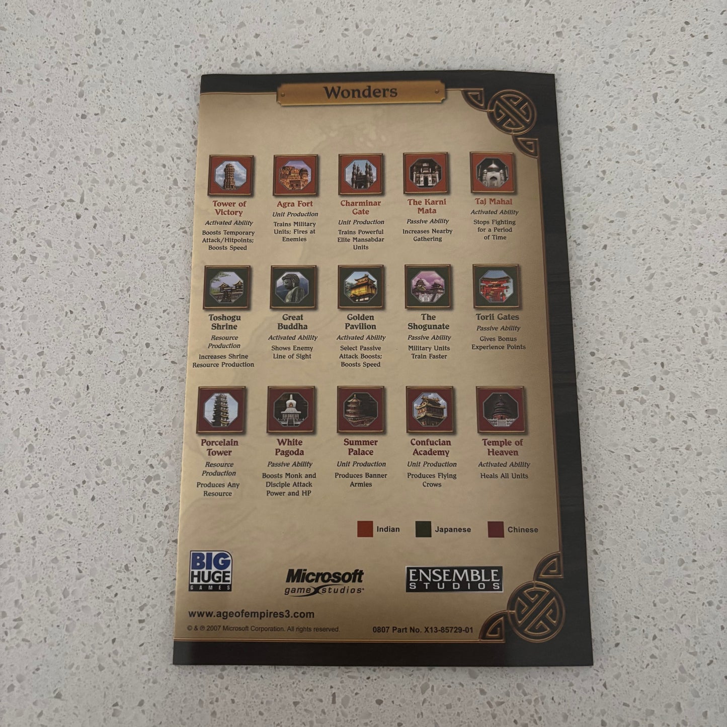 Age of Empires 3 The Asian Dynasties Expansion Pack, Windows Game PAL
