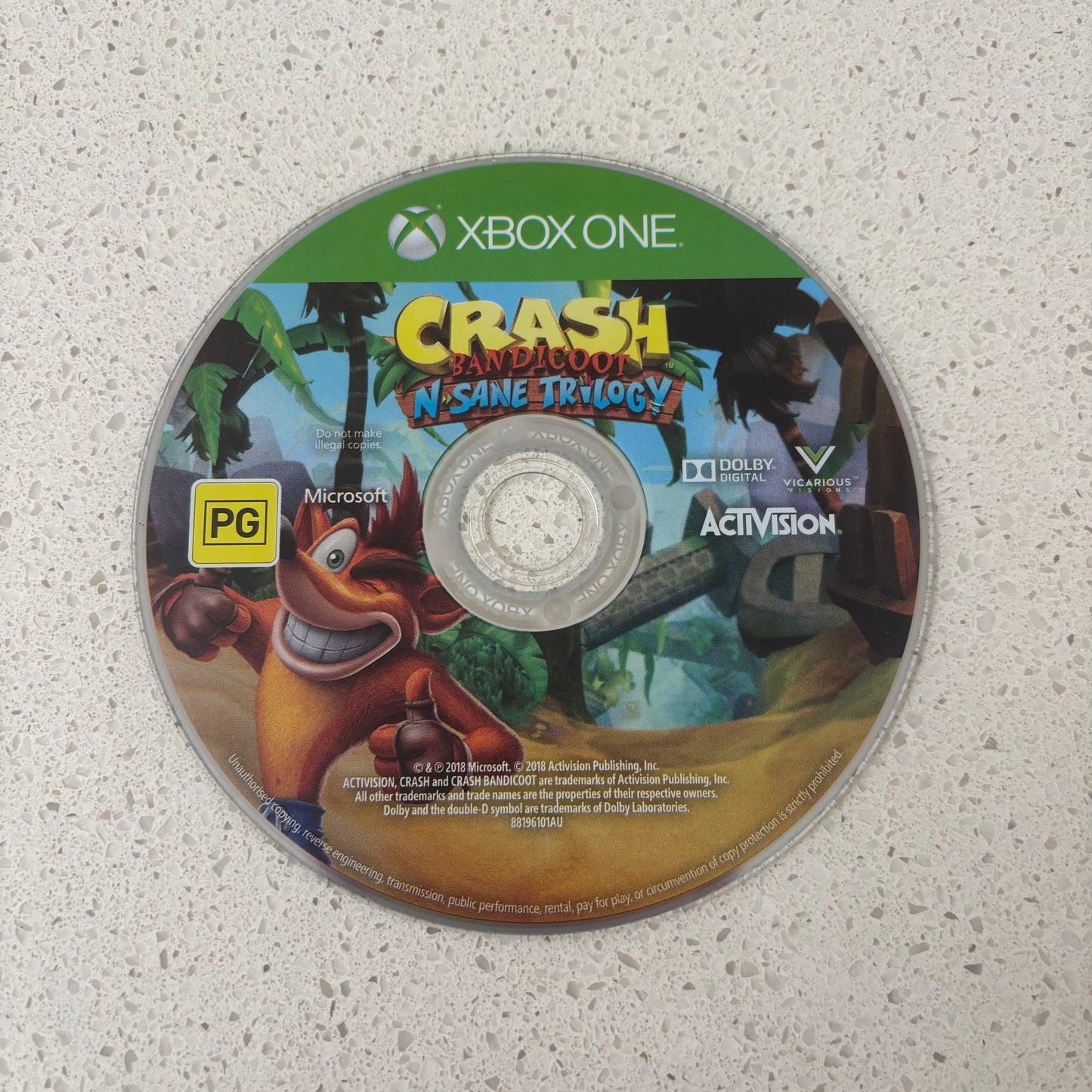 Crash Bandicoot N Sane Trilogy, Xbox One PAL