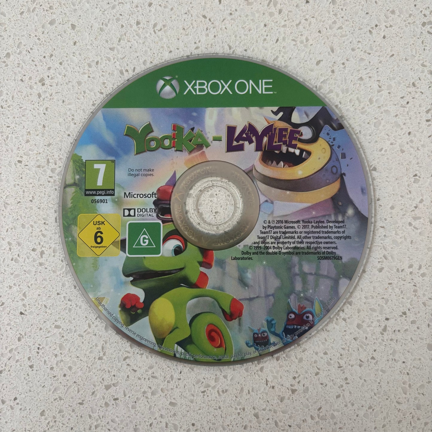 Yooka-Laylee, Xbox One PAL