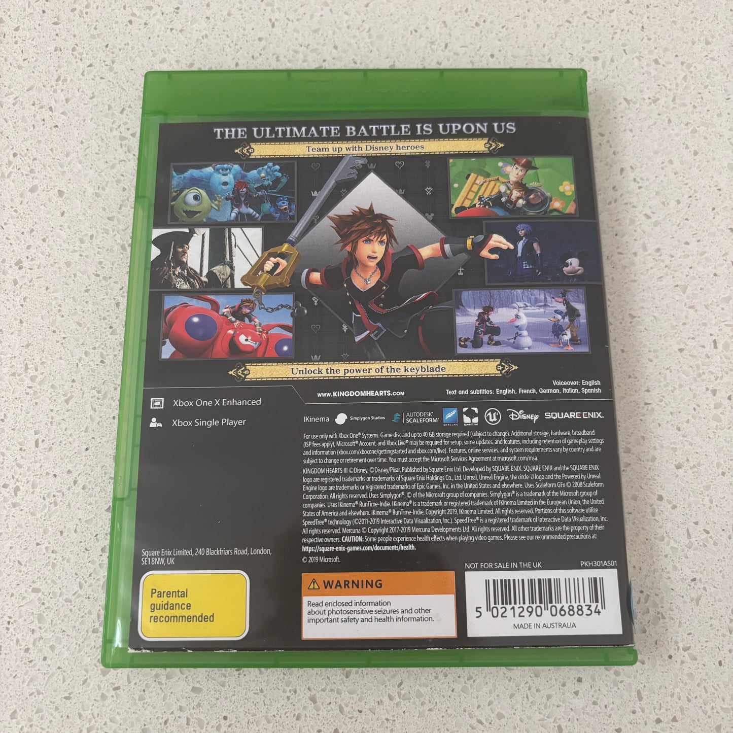 Kingdom Hearts 3, Xbox One PAL
