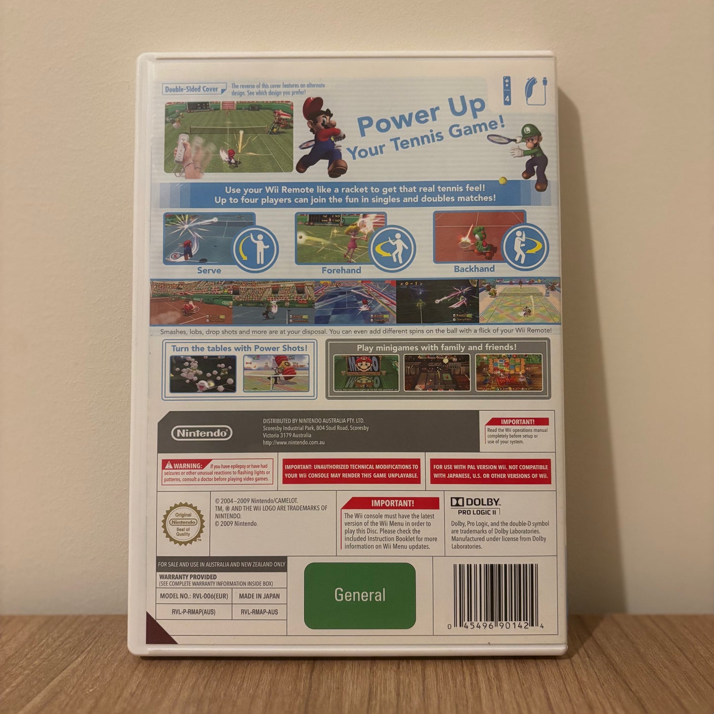 Mario Power Tennis, Wii PAL