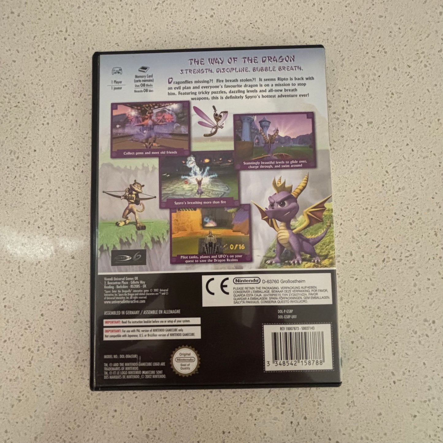 Spyro Enter the Dragonfly, Nintendo GameCube PAL