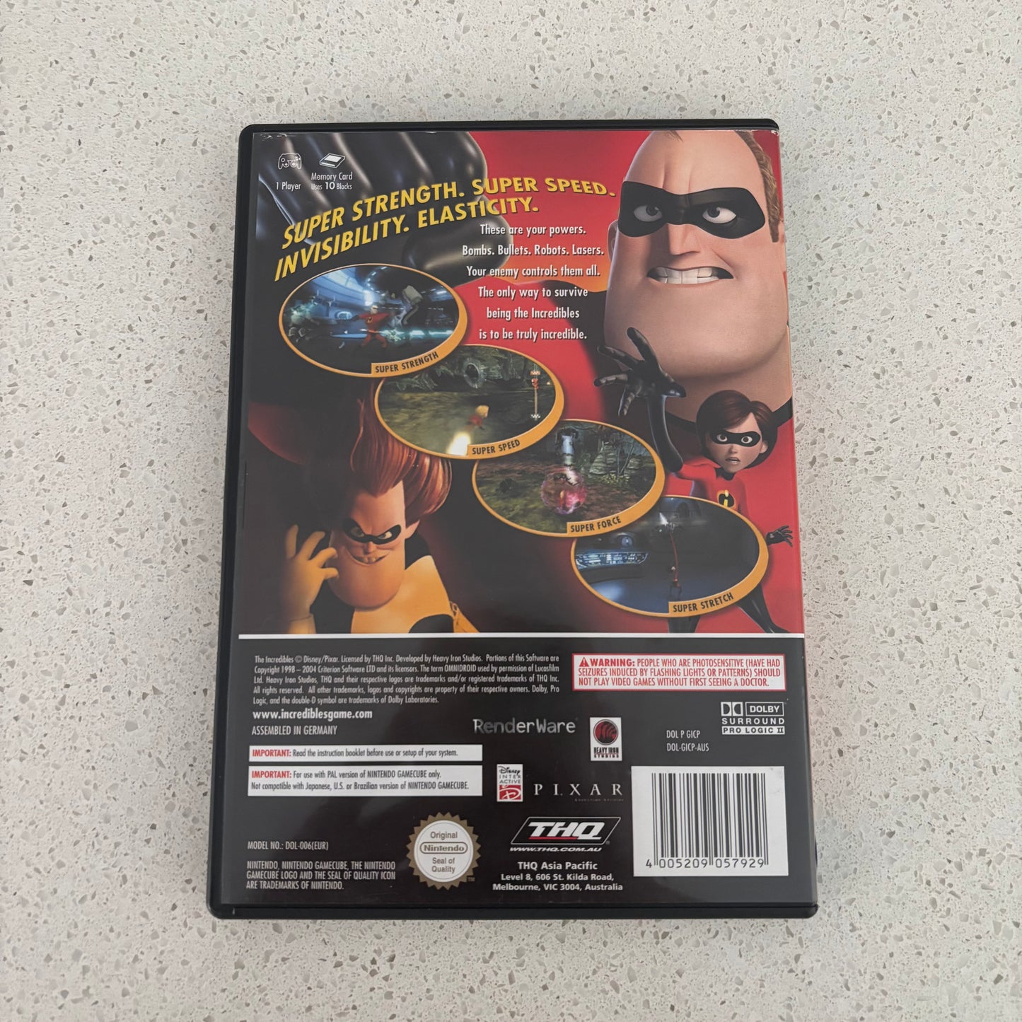 The Incredibles, Nintendo GameCube PAL