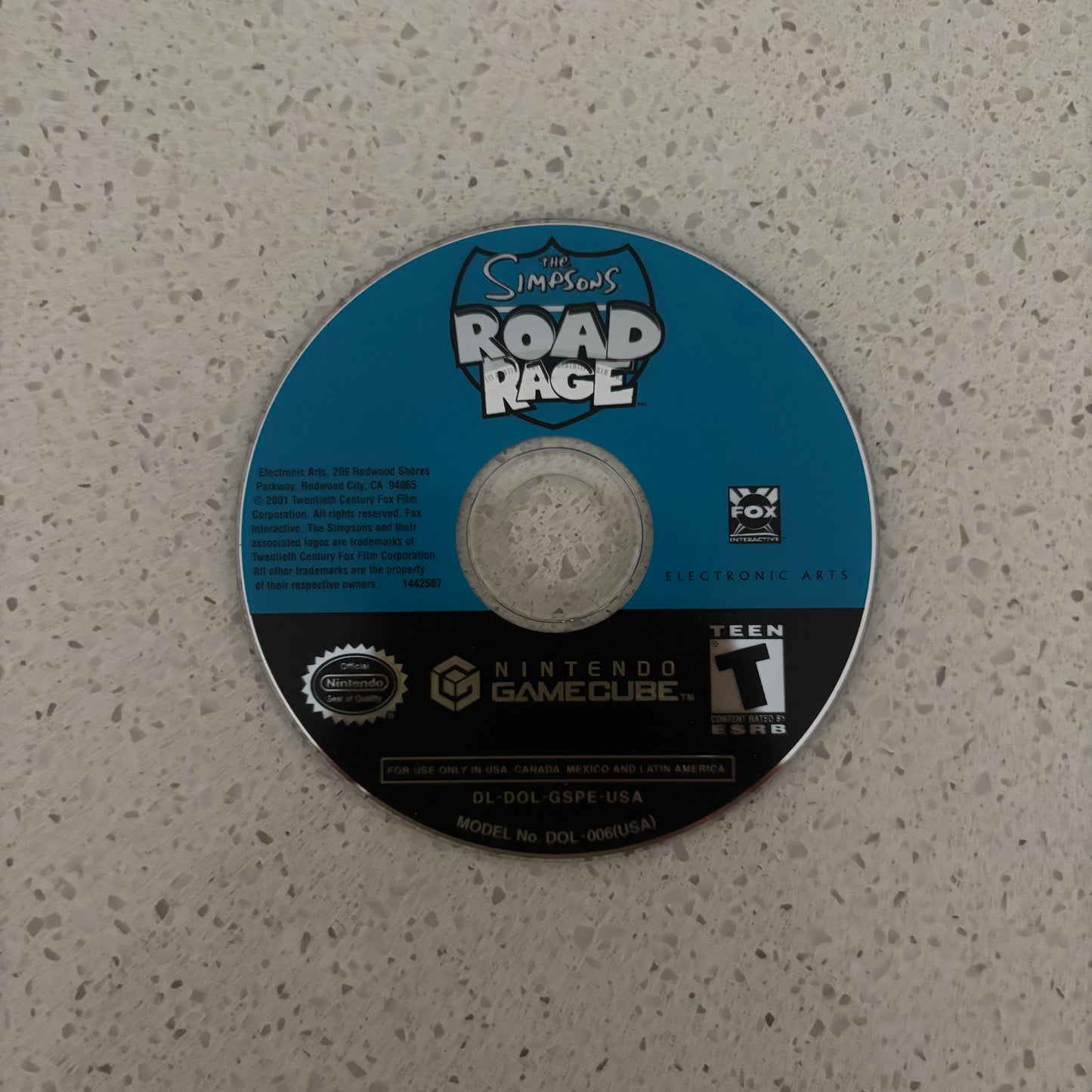 The Simpsons Road Rage, Nintendo GameCube NTSC