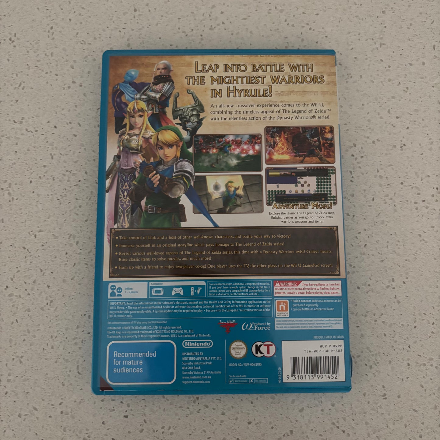 Hyrule Warriors, Nintendo Wii U PAL
