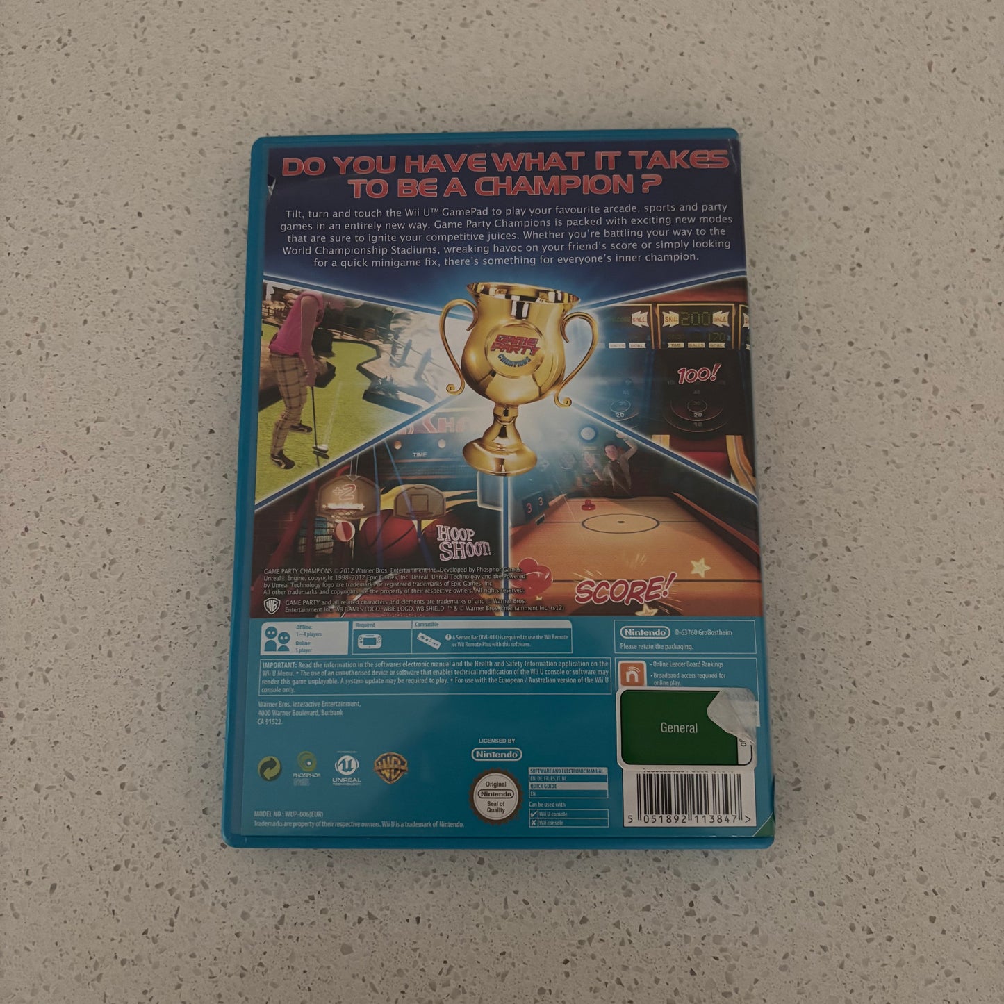 Game Party Champions, Nintendo Wii U PAL