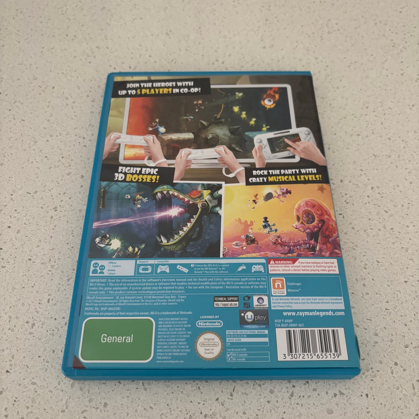 Rayman Legends, Nintendo Wii U PAL