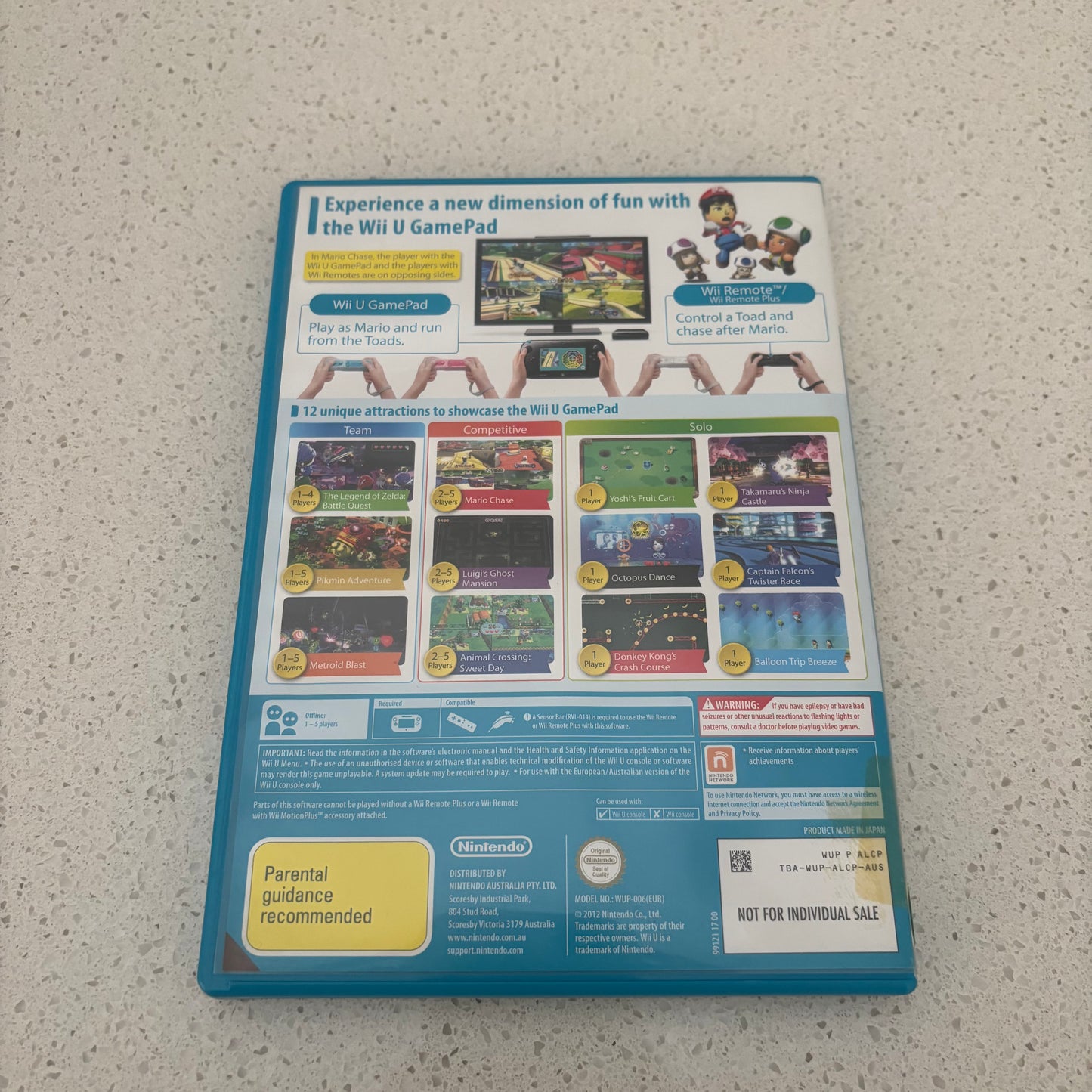 Nintendo Land, Nintendo Wii U PAL