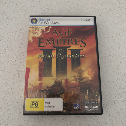 Age of Empires 3 The Asian Dynasties Expansion Pack, Windows Game PAL