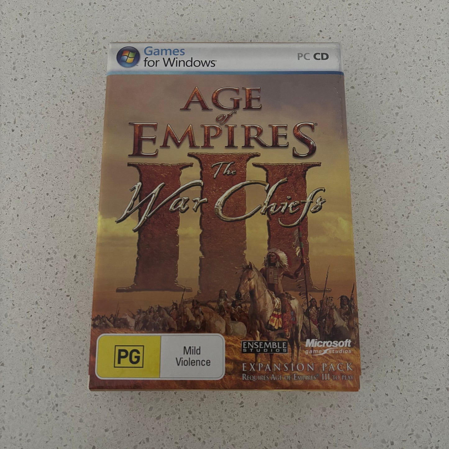 Age of Empires 3 The War Chiefs Expansion Pack, Windows Game PAL