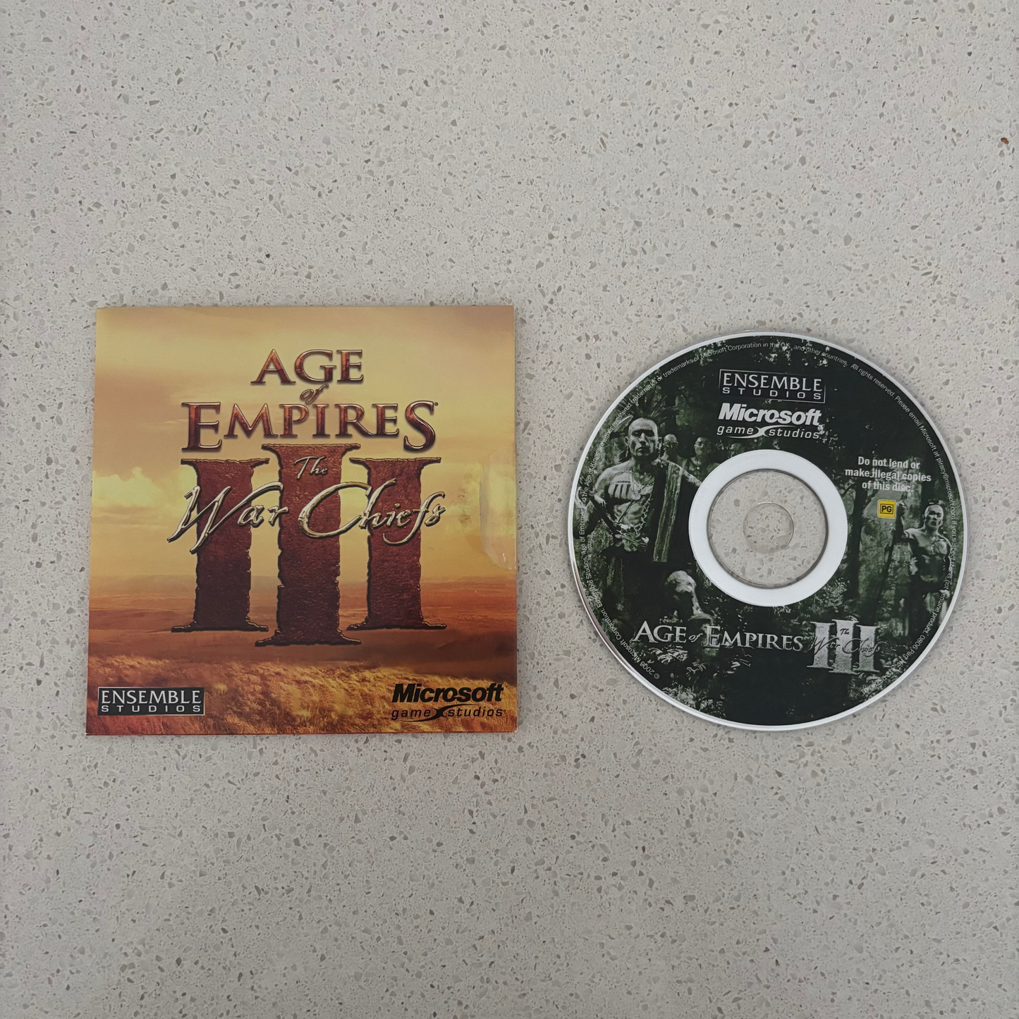 Age of Empires 3 The War Chiefs Expansion Pack, Windows Game PAL