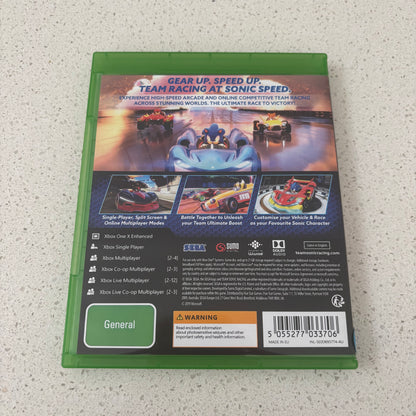 Team  Sonic Racing, Xbox One PAL