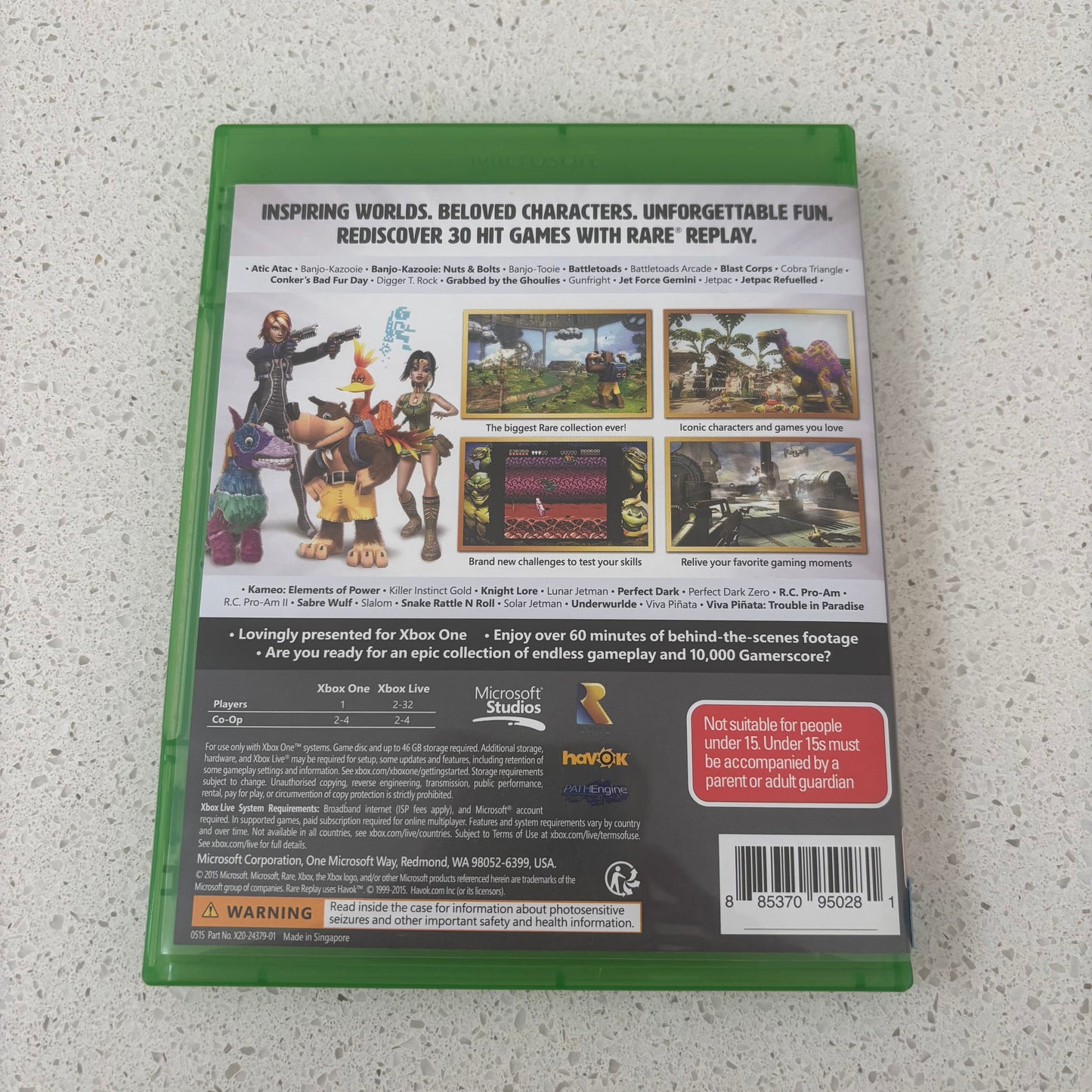 Rare Replay, Xbox One PAL
