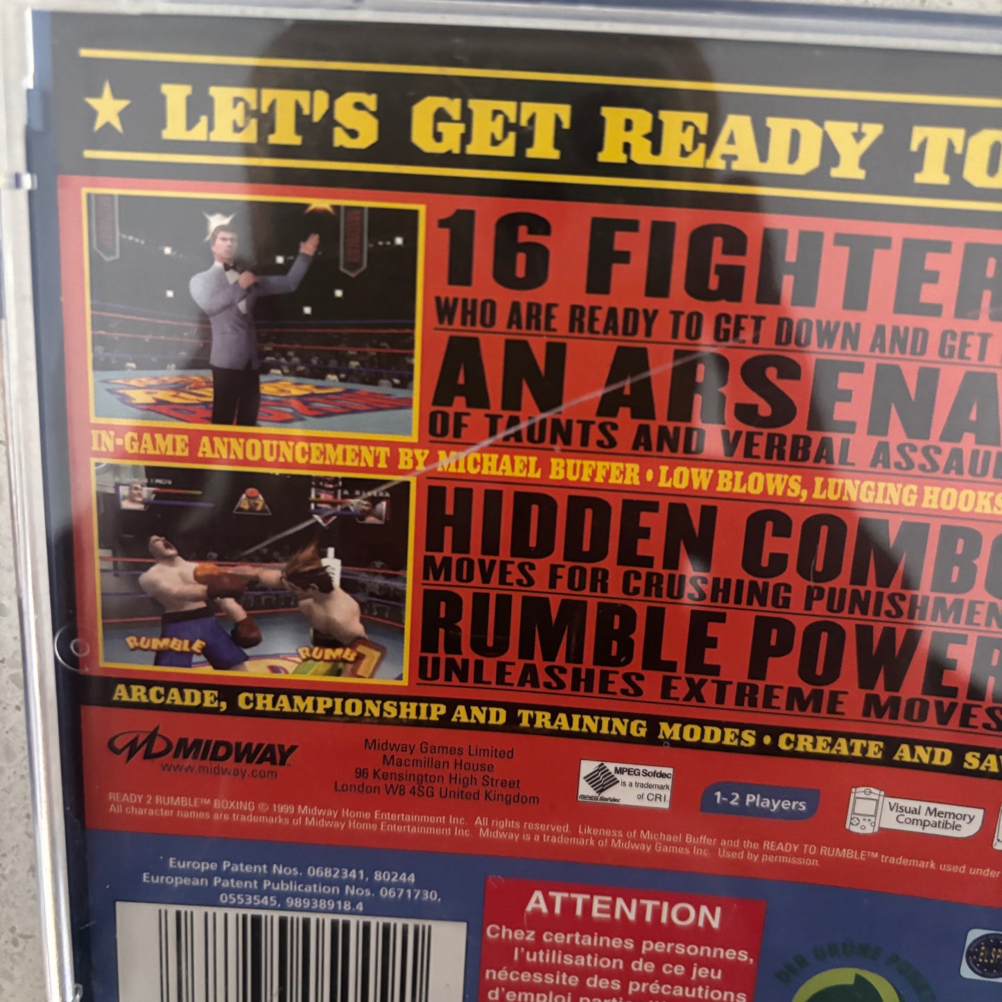 Ready 2 Rumble Boxing, Dreamcast PAL