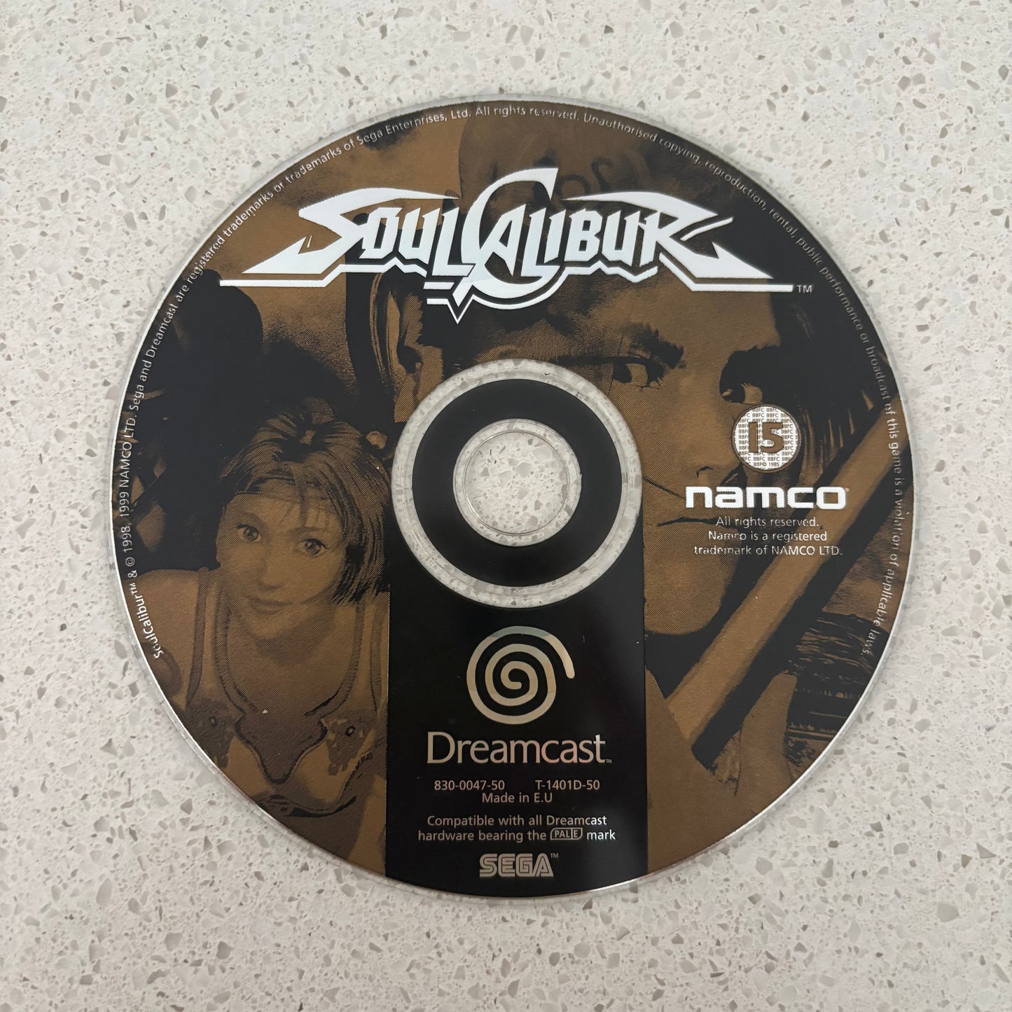 Soul Calibur, Dreamcast PAL