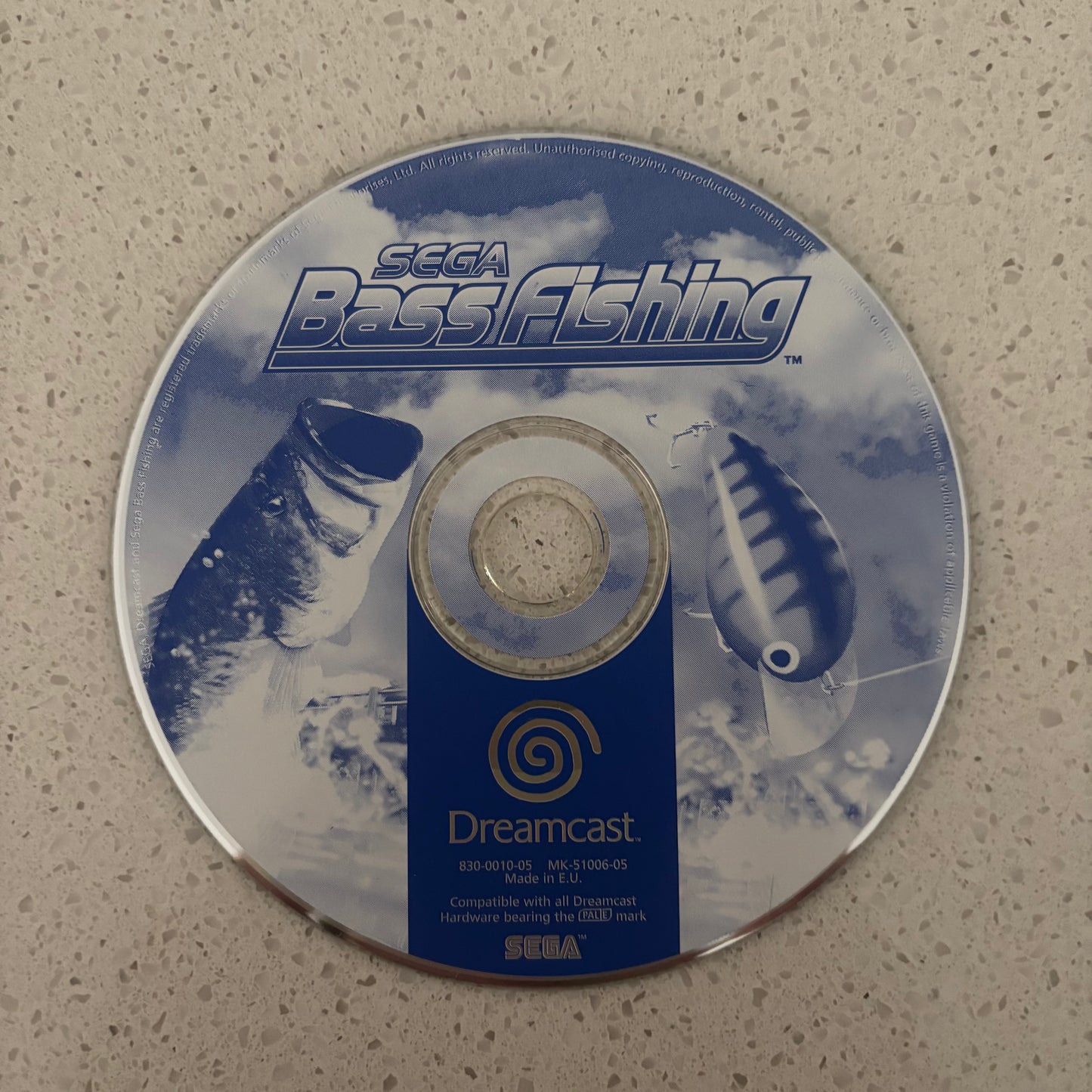 Sega Bass Fishing, Dreamcast PAL