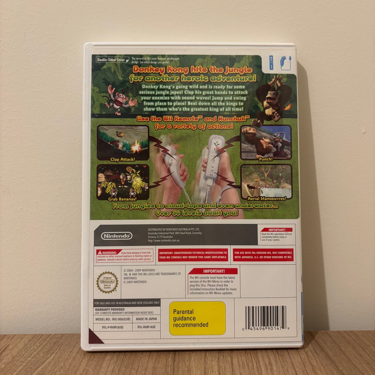 Donkey Kong Jungle Beat, Wii PAL