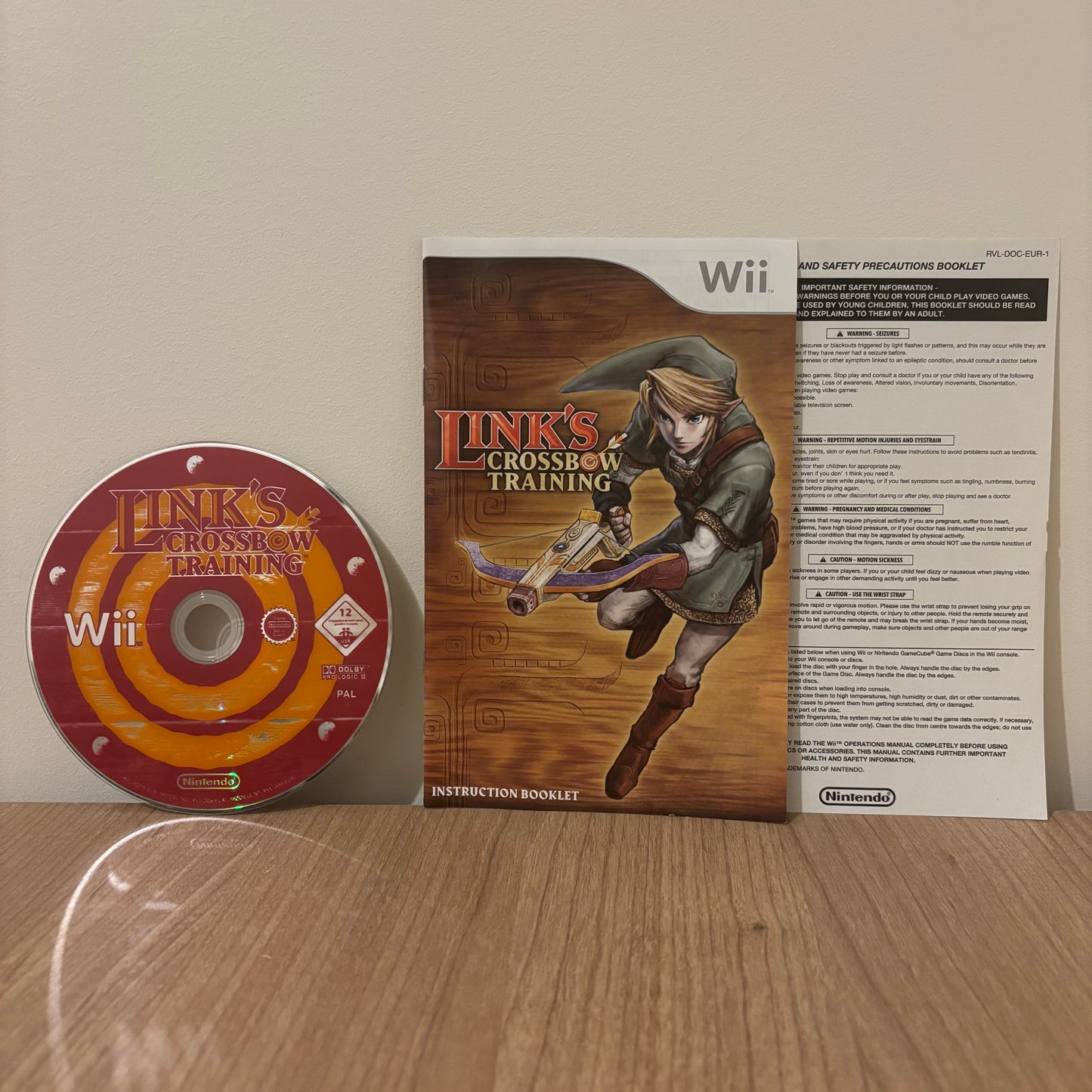 Link's Crossbow Training w/ Wii Zapper, Wii PAL