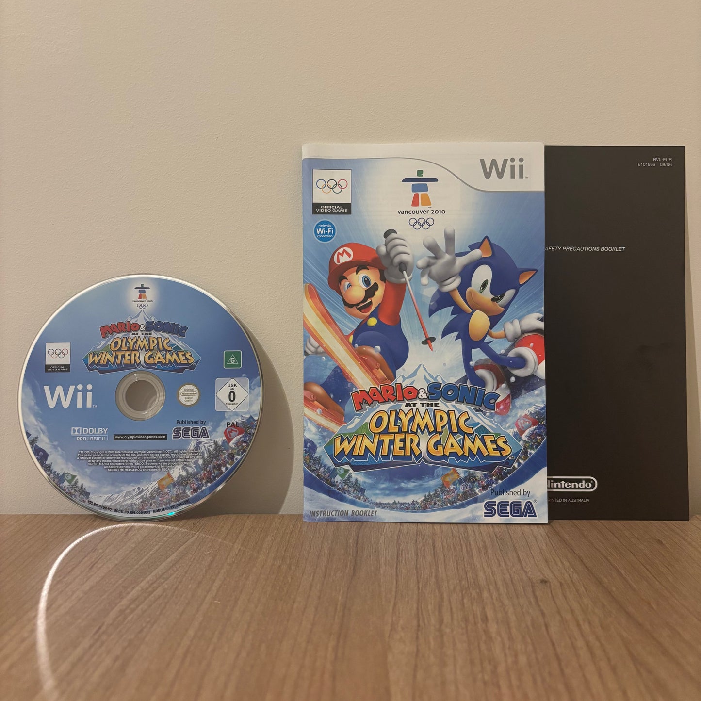 Mario & Sonic at the Olympic Winter Games, Wii PAL