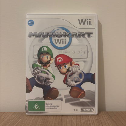 Mario Kart Wii w/Wii Wheel, Wii PAL